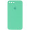 Силіконовий чохол Silicone Case Square Full Camera Protective (AA) для Apple iPhone 7 plus/8 plus (5.5) - Зелений / Spearmint
