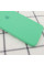 Силиконовый чехол Silicone Case Square Full Camera Protective (AA) для Apple iPhone 7 plus/8 plus (5.5) - Зеленый / Spearmint - фото