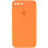 Силіконовий чохол Silicone Case Square Full Camera Protective (AA) для Apple iPhone 7 plus/8 plus (5.5) - Помаранчевий / Papaya