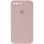 Силіконовий чохол Silicone Case Square Full Camera Protective (AA) для Apple iPhone 7 plus/8 plus (5.5) - Рожевий / Pink Sand