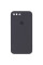 Силиконовый чехол Silicone Case Square Full Camera Protective (AA) для Apple iPhone 7 plus/8 plus (5.5) - Серый / Dark Gray - фото