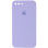 Силіконовий чохол Silicone Case Square Full Camera Protective (AA) для Apple iPhone 7 plus/8 plus (5.5) - Бузковий / Dasheen