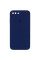 Силиконовый чехол Silicone Case Square Full Camera Protective (AA) для Apple iPhone 7 plus/8 plus (5.5) - Темно-синий / Midnight blue - фото