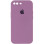 Силіконовий чохол Silicone Case Square Full Camera Protective (AA) для Apple iPhone 7 plus/8 plus (5.5) - Ліловий / Lilac Pride