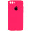 Силіконовий чохол Silicone Case Square Full Camera Protective (AA) для Apple iPhone 7 plus/8 plus (5.5) - Рожевий / Barbie pink