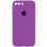 Силіконовий чохол Silicone Case Square Full Camera Protective (AA) для Apple iPhone 7 plus/8 plus (5.5) - Фіолетовий / Grape