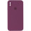 Силіконовий чохол Silicone Case Square Full Camera Protective (AA) для Apple iPhone X / XS (5.8) - Бордовий / Maroon