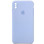 Силіконовий чохол Silicone Case Square Full Camera Protective (AA) для Apple iPhone X / XS (5.8) - Блакитний / Lilac Blue