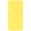 Силіконовий чохол Silicone Case Square Full Camera Protective (AA) для Apple iPhone X / XS (5.8) - Жовтий / Yellow