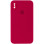 Силіконовий чохол Silicone Case Square Full Camera Protective (AA) для Apple iPhone X / XS (5.8) - Червоний / Rose Red