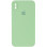 Силіконовий чохол Silicone Case Square Full Camera Protective (AA) для Apple iPhone X / XS (5.8) - М'ятний / Mint