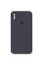 Силіконовий чохол Silicone Case Square Full Camera Protective (AA) для Apple iPhone X / XS (5.8) - Сірий / Dark Gray - фото