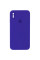 Силіконовий чохол Silicone Case Square Full Camera Protective (AA) для Apple iPhone X / XS (5.8) - Фіолетовий / Ultra Violet - фото