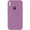 Силіконовий чохол Silicone Case Square Full Camera Protective (AA) для Apple iPhone X / XS (5.8) - Ліловий / Lilac Pride