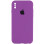 Силіконовий чохол Silicone Case Square Full Camera Protective (AA) для Apple iPhone X / XS (5.8) - Фіолетовий / Grape