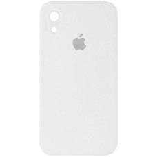 Силіконовий чохол Silicone Case Square Full Camera Protective (AA) для Apple iPhone XR (6.1) - Білий / White