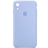 Силіконовий чохол Silicone Case Square Full Camera Protective (AA) для Apple iPhone XR (6.1) - Блакитний / Lilac Blue