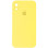 Силіконовий чохол Silicone Case Square Full Camera Protective (AA) для Apple iPhone XR (6.1) - Жовтий / Yellow