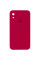 Силіконовий чохол Silicone Case Square Full Camera Protective (AA) для Apple iPhone XR (6.1) - Червоний / Rose Red - фото