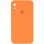 Силіконовий чохол Silicone Case Square Full Camera Protective (AA) для Apple iPhone XR (6.1) - Помаранчевий / Papaya