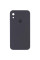 Силіконовий чохол Silicone Case Square Full Camera Protective (AA) для Apple iPhone XR (6.1) - Сірий / Dark Gray - фото