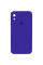 Силиконовый чехол Silicone Case Square Full Camera Protective (AA) для Apple iPhone XR (6.1) - Фиолетовый / Ultra Violet - фото
