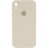 Силіконовий чохол Silicone Case Square Full Camera Protective (AA) для Apple iPhone XR (6.1) - Бежевий / Antique White