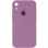 Силіконовий чохол Silicone Case Square Full Camera Protective (AA) для Apple iPhone XR (6.1) - Ліловий / Lilac Pride