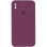 Силіконовий чохол Silicone Case Square Full Camera Protective (AA) для Apple iPhone XS Max (6.5) - Бордовий / Maroon