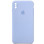 Силіконовий чохол Silicone Case Square Full Camera Protective (AA) для Apple iPhone XS Max (6.5) - Блакитний / Lilac Blue