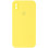 Силіконовий чохол Silicone Case Square Full Camera Protective (AA) для Apple iPhone XS Max (6.5) - Жовтий / Yellow