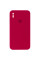 Силіконовий чохол Silicone Case Square Full Camera Protective (AA) для Apple iPhone XS Max (6.5) - Червоний / Rose Red - фото