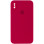 Силіконовий чохол Silicone Case Square Full Camera Protective (AA) для Apple iPhone XS Max (6.5) - Червоний / Rose Red