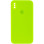 Силіконовий чохол Silicone Case Square Full Camera Protective (AA) для Apple iPhone XS Max (6.5) - Салатовий / Neon green