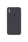 Силіконовий чохол Silicone Case Square Full Camera Protective (AA) для Apple iPhone XS Max (6.5) - Сірий / Dark Gray - фото