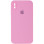 Силіконовий чохол Silicone Case Square Full Camera Protective (AA) для Apple iPhone XS Max (6.5) - Рожевий / Light pink