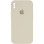 Силіконовий чохол Silicone Case Square Full Camera Protective (AA) для Apple iPhone XS Max (6.5) - Бежевий / Antique White