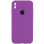Силіконовий чохол Silicone Case Square Full Camera Protective (AA) для Apple iPhone XS Max (6.5) - Фіолетовий / Grape