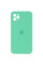 Силіконовий чохол Silicone Case Square Full Camera Protective (AA) для Apple iPhone 11 Pro (5.8) - Зелений / Spearmint - фото