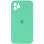 Силіконовий чохол Silicone Case Square Full Camera Protective (AA) для Apple iPhone 11 Pro (5.8) - Зелений / Spearmint