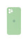 Силіконовий чохол Silicone Case Square Full Camera Protective (AA) для Apple iPhone 11 Pro (5.8) - М'ятний / Mint - фото