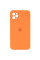 Силіконовий чохол Silicone Case Square Full Camera Protective (AA) для Apple iPhone 11 Pro (5.8) - Помаранчевий / Papaya - фото