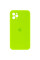 Силіконовий чохол Silicone Case Square Full Camera Protective (AA) для Apple iPhone 11 Pro (5.8) - Салатовий / Neon green - фото