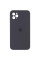 Силіконовий чохол Silicone Case Square Full Camera Protective (AA) для Apple iPhone 11 Pro (5.8) - Сірий / Dark Gray - фото