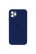 Силіконовий чохол Silicone Case Square Full Camera Protective (AA) для Apple iPhone 11 Pro (5.8) - Темно-синій / Midnight blue - фото