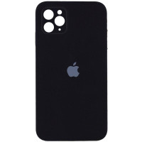 Силіконовий чохол Silicone Case Square Full Camera Protective (AA) для Apple iPhone 11 Pro (5.8) - Чорний / Black