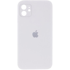 Силіконовий чохол Silicone Case Square Full Camera Protective (AA) для Apple iPhone 11 (6.1) - Білий / White