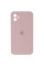 Силіконовий чохол Silicone Case Square Full Camera Protective (AA) для Apple iPhone 11 (6.1) - Рожевий / Pink Sand - фото