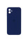 Силіконовий чохол Silicone Case Square Full Camera Protective (AA) для Apple iPhone 11 (6.1) - Темно-синій / Midnight blue - фото