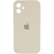Силиконовый чехол Silicone Case Square Full Camera Protective (AA) для Apple iPhone 11 (6.1) - Бежевый / Antique White